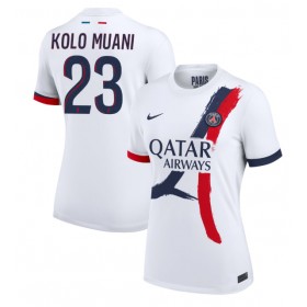 Paris Saint-Germain Randal Kolo Muani #23 Borte skjorte til dame 2024-25 Kortermet